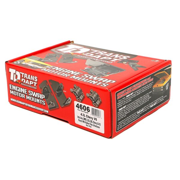 TRANS-DAPT PERFORMANCE PRODUCTS CHEVY 4.3L V6 INTO S10 AND S15 (2WD ONLY)- MOTOR MOUNT KIT