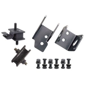 TRANS-DAPT PERFORMANCE PRODUCTS MOPAR 340-360 INTO 1967-72 A BODY- MOTOR MOUNT PLATES ONLY