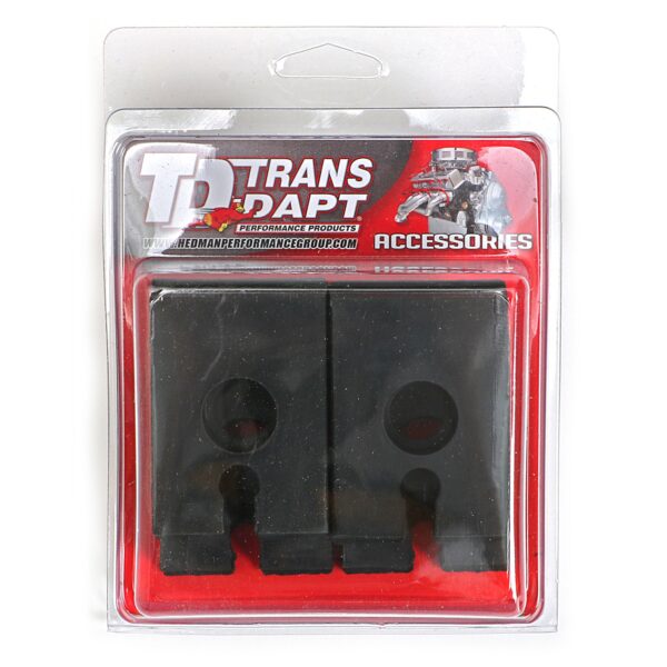 TRANS-DAPT PERFORMANCE PRODUCTS CHEVY VEGA / PONTIAC ASTRE V8 ENGINE SWAP MOTOR MOUNT PADS ONLY. FOR USE WITH TRANS-DAPT #4686
