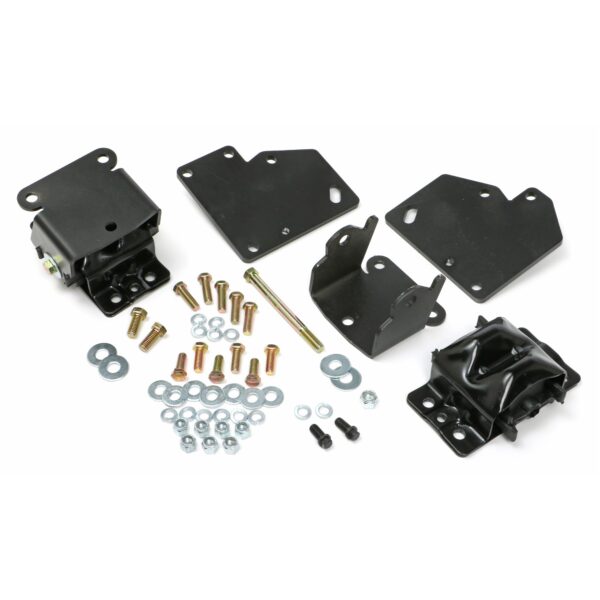 TRANS-DAPT PERFORMANCE PRODUCTS S10 V8 ENGINE SWAP MOUNT KIT WITH RUBBER PADS