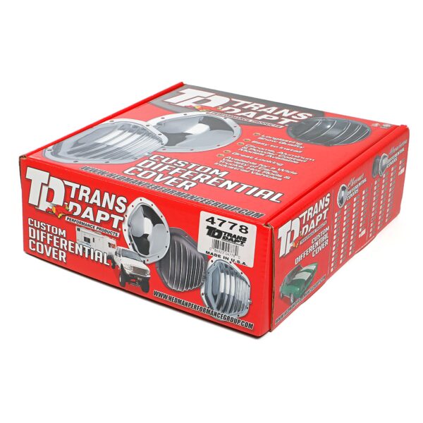 TRANS-DAPT PERFORMANCE PRODUCTS JEEP CORPORATE M20 (12 BOLT)- 2-TONED FINISH ALUMINUM DIFFERENTIAL COVERS