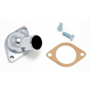 TRANS-DAPT PERFORMANCE PRODUCTS WATER NECK; SB AND BB CHEVY- EARLY MODEL; (GASKET SEAL); - CHROME