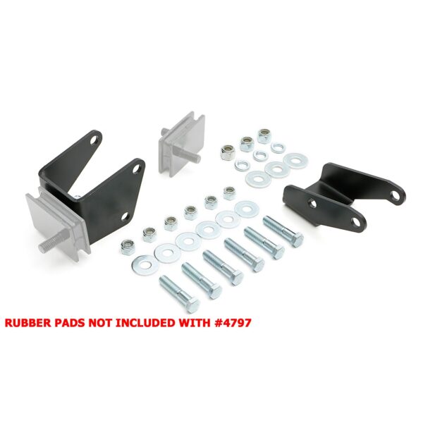 TRANS-DAPT PERFORMANCE PRODUCTS MOPAR B/RB INTO1967-72 A-BODY (WITH SLANT 6 K-MEMBER) MOTOR MOUNT KIT WITHOUT PADS