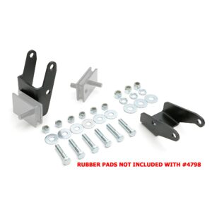 TRANS-DAPT PERFORMANCE PRODUCTS MOPAR B/RB INTO1967-72 A-BODY (WITH SB V8 K-MEMBER) MOTOR MOUNT KIT WITHOUT PADS