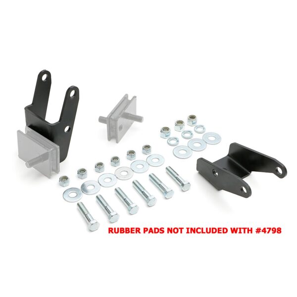 TRANS-DAPT PERFORMANCE PRODUCTS MOPAR B/RB INTO1967-72 A-BODY (WITH SB V8 K-MEMBER) MOTOR MOUNT KIT WITHOUT PADS