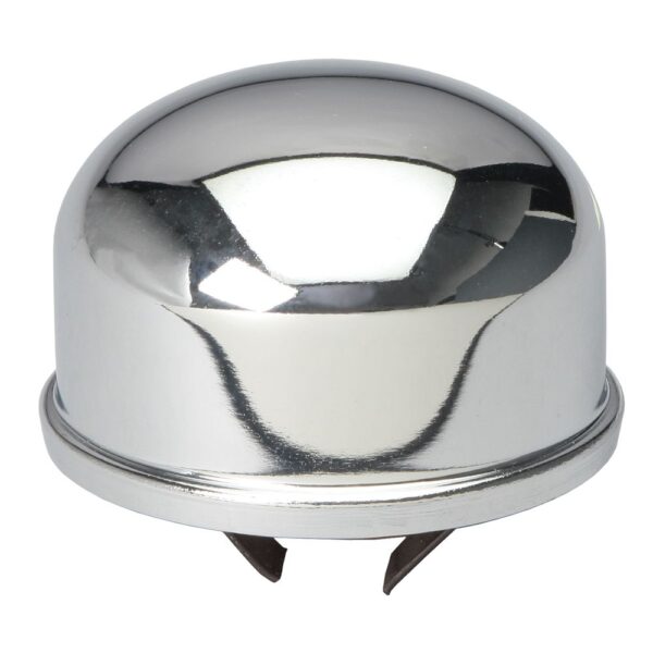 TRANS-DAPT PERFORMANCE PRODUCTS 2-3/8 IN. DIAMETER PUSH-IN STYLE BREATHER CAP- CHROME