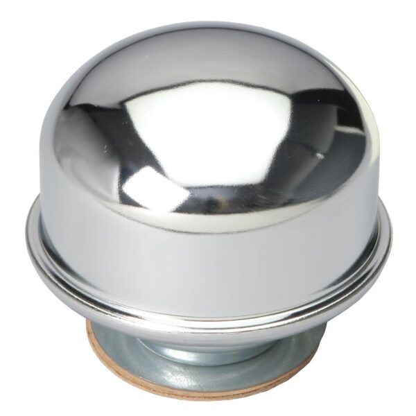 TRANS-DAPT PERFORMANCE PRODUCTS 2-3/8 IN. DIAMETER TWIST-IN STYLE BREATHER CAP- CHROME