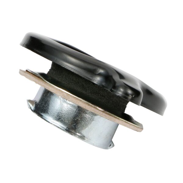 TRANS-DAPT PERFORMANCE PRODUCTS TWIST-IN STYLE OIL CAP; GM VEHICLES; RUBBER WITH BLACK TOP- PLAIN