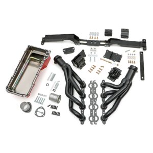 Engine SWAP-IN-A-BOX KIT; LS in 78-87 GM A & G-Body Cars- Raw Headers