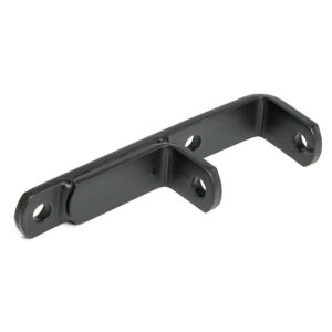 TRANS-DAPT PERFORMANCE PRODUCTS ALTERNATOR SLIDE BRACKET; 1955-1968 CHEVROLET 283-350; SHORT WATER PUMP (USES #9234)-BLACK