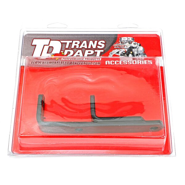 TRANS-DAPT PERFORMANCE PRODUCTS ALTERNATOR SLIDE BRACKET; 1955-1968 CHEVROLET 283-350; SHORT WATER PUMP (USES #9234)-BLACK
