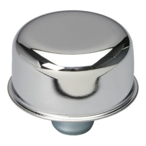 TRANS-DAPT PERFORMANCE PRODUCTS 2-3/4 IN. DIAMETER PUSH-IN STYLE BREATHER CAP ONLY (WITHOUT GROMMET)- CHROME