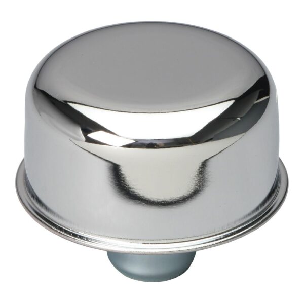 TRANS-DAPT PERFORMANCE PRODUCTS 2-3/4 IN. DIAMETER PUSH-IN STYLE BREATHER CAP ONLY (WITHOUT GROMMET)- CHROME