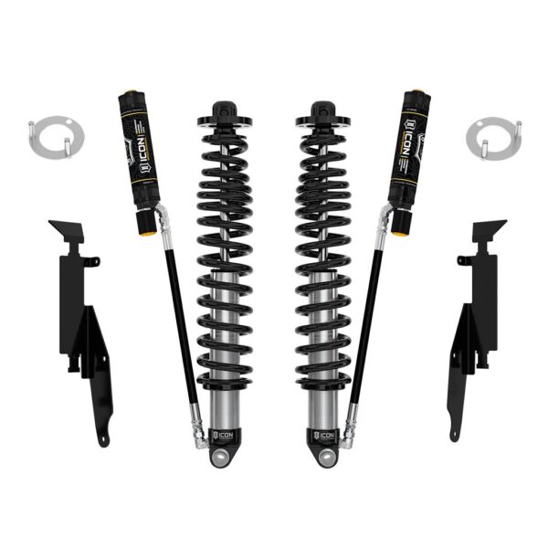 ICON 2021-2023 Ford Bronco, Rear, 1.25-3” Lift, V.S. 2.5 Series Coilover Kit, Remote Reservoir w/ CDEV, Heavy Rate Spring