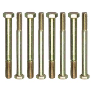 TRANS-DAPT PERFORMANCE PRODUCTS ENGINE STAND BOLTS; 3/8 IN.-16 X 4 IN. AND 7/16 IN.-14 X 4 IN. (4 EACH)-UNIVERSAL FIT