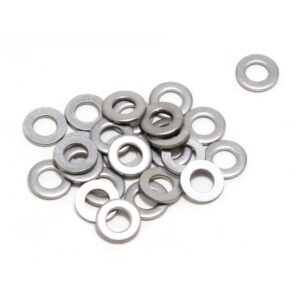 TRANS-DAPT PERFORMANCE PRODUCTS 1/4 IN. VALVE COVER FLAT WASHERS (25 PER PKG.)- YELLOW ZINC