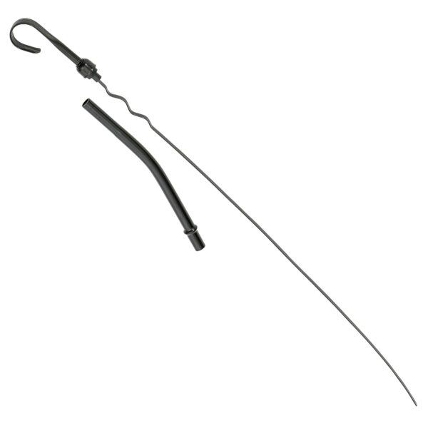 TRANS-DAPT PERFORMANCE PRODUCTS 19 IN. LONG, OEM REPLACEMENT BLACK OIL PAN DIPSTICK; FITS 1955-79 CHEVY 283-350