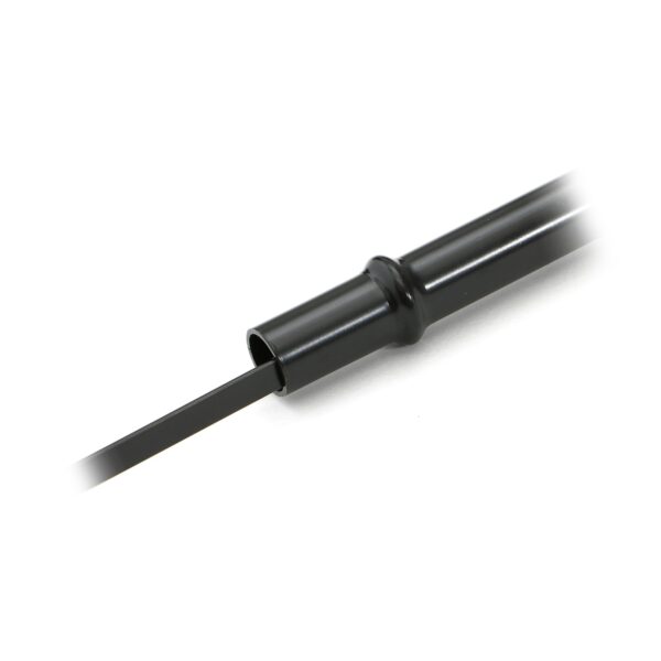 TRANS-DAPT PERFORMANCE PRODUCTS 19 IN. LONG, OEM REPLACEMENT BLACK OIL PAN DIPSTICK; FITS 1955-79 CHEVY 283-350