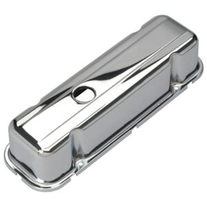 TRANS-DAPT PERFORMANCE PRODUCTS TRADITIONAL DESIGN VALVE COVERS; SHORT; BUICK 231 V6- CHROME