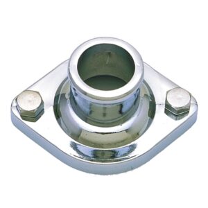 TRANS-DAPT PERFORMANCE PRODUCTS WATER NECK; 1959-78 CHRYSLER V8; (GASKET SEAL); - CHROME