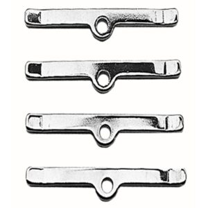 TRANS-DAPT PERFORMANCE PRODUCTS 3 IN. VALVE COVER SPREADER BARS (SET OF 4)- CHROME