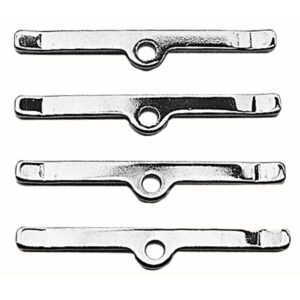 TRANS-DAPT PERFORMANCE PRODUCTS 4-3/4 IN. VALVE COVER SPREADER BARS (SET OF 4)- CHROME