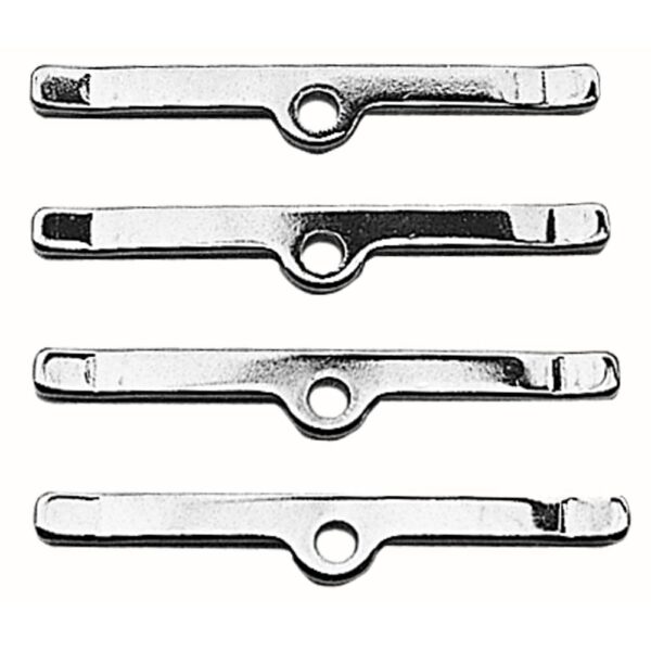 TRANS-DAPT PERFORMANCE PRODUCTS 4-3/4 IN. VALVE COVER SPREADER BARS (SET OF 4)- CHROME