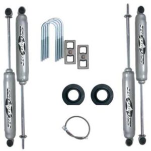 2 Inch Economy Lift Kit With Rear Blocks And U-Bolts And Twin Tube Shocks