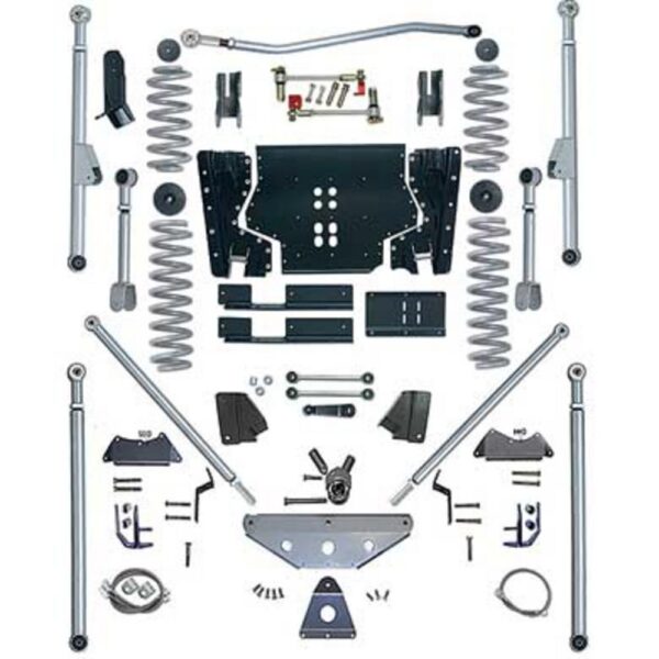 5.5 Inch Extreme-Duty Long Arm Lift Kit With Rear Tri-Link And Mono Tube Shocks
