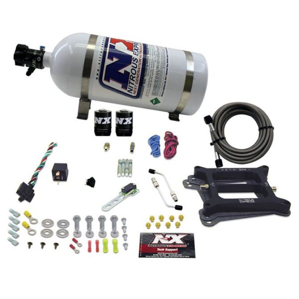 Nitrous Express 4150 4-BBL/GASOLINE (100-200-300-400-500HP) WITH 10LB BOTTLE