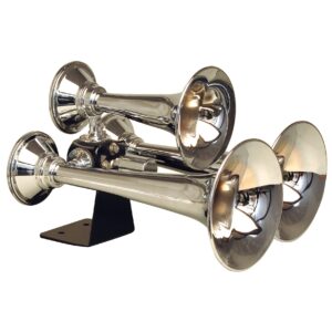 Kleinn Air Horns - 502 - Chrome Triple Train Horn