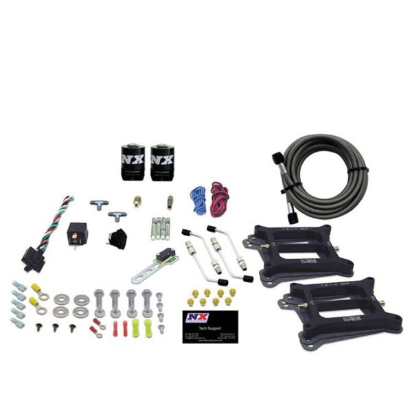 Nitrous Express DUAL 4150/ALCOHOL (100-200-300-400-500HP) LESS BOTTLE