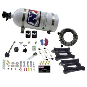 Nitrous Express DUAL 4150/ALCOHOL (100-200-300-400-500HP) WITH 10LB BOTTLE