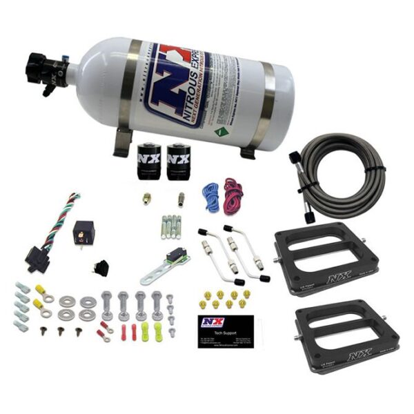 Nitrous Express DUAL DOM/GAS (100-200-300-400-500HP) WITH 10LB BOTTLE