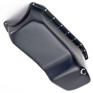 TRANS-DAPT PERFORMANCE PRODUCTS 1980-85 CHEVY 305-350 OEM STYLE OIL PAN- ASPHALT BLACK (4 QTS.)
