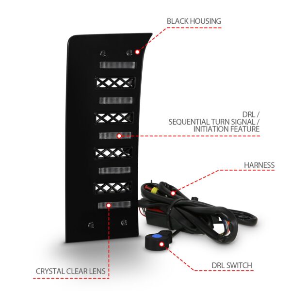 FULL LED DRL VENT LIGHTS
