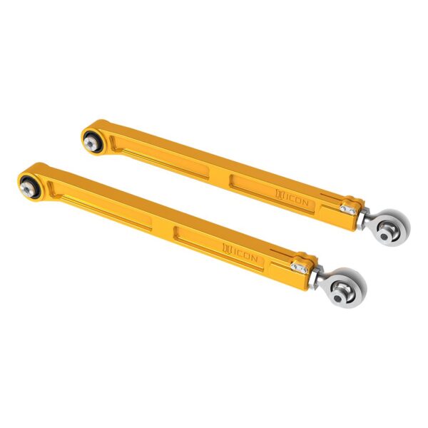 ICON 2022-2025 Toyota Tundra/2023-2025 Toyota Sequoia/2024-2025 Toyota Tacoma, Rear, Billet Lower Link Kit, Gold Anodizing