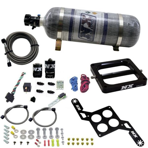 Nitrous Express 4500 RNC Conventional Plate System w/ .375in Solenoid w/ 12lb Bottle