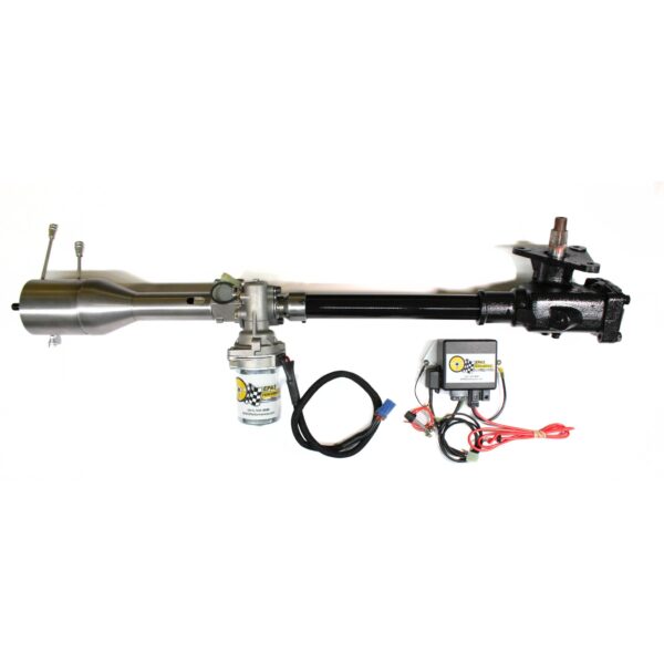 Hybrid Electric Power Steering System w/ IDIDIT Shorty Column - Plain Steel