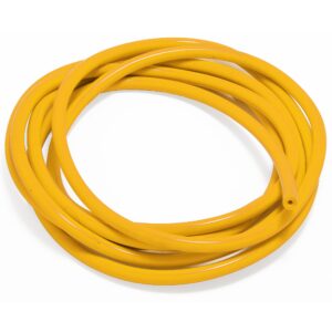 TRANS-DAPT PERFORMANCE PRODUCTS VACUUM HOSE (SILICONE); YELLOW: 10MM DIAMETER- 10FT. ROLL