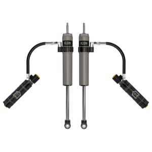 ICON 2024-2025 Toyota Tacoma, 0-1” Lift, Rear, V.S. 2.5 Aluminum Series Shock Absorbers, Remote Reservoir w/ CDEV, Pair