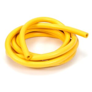 TRANS-DAPT PERFORMANCE PRODUCTS VACUUM HOSE (SILICONE); YELLOW: 8MM DIAMETER- 10FT. ROLL