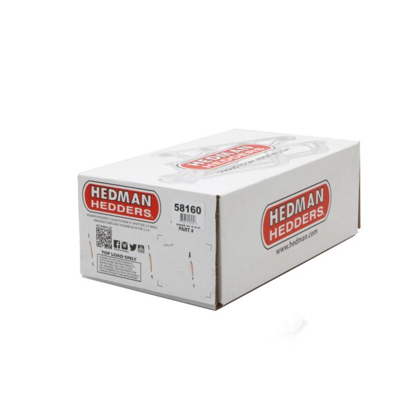 HEDMAN HEDDERS BLOCK HUGGER HEADERS; OLDSMOBILE 260-403 (SB); 1-3/4 IN. TUBES; UNCOATED