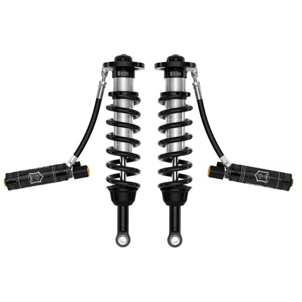 ICON 2022-2025 Toyota Tundra 1.25-3.5" Lift/2023-2025 Sequoia 3-4.5" Lift, Front, V.S. 2.5 Series Coilover Kit, Remote Reservoir w/ CDEV, Pair