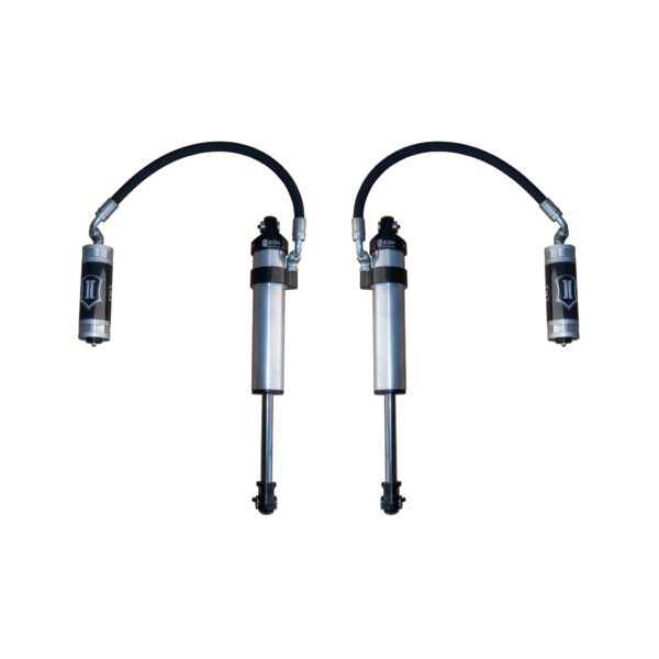 ICON 2003-2024 Toyota 4Runner/2005-2023 Toyota Tacoma/2007-2014 Toyota FJ Cruiser, Front, 2.5 VS Long Travel Remote Reservoir, Secondary Shocks, Pair