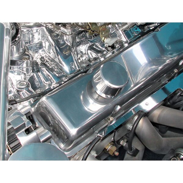 TRANS-DAPT PERFORMANCE PRODUCTS PUSH-IN VALVE COVER BREATHER; PLAIN: FOR 1-1/4 IN. HOLE- ALUMINUM