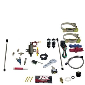 Nitrous Express TWO CYLINDER inPIRANHAin SYSTEM (V-TWINS W/SINGLE CARB), NO BOTTLE