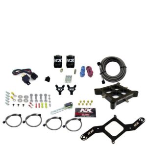 Nitrous Express 4150 BILLET CROSSBAR STAGE 6, (50-100-150-200-250-300HP) LESS BOTTLE