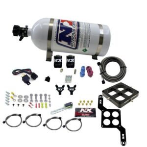 Nitrous Express DOMINATOR BILLET CROSSBAR STAGE 6 (50-100-150-200-250-300HP) WITH 10LB BOTTLE.