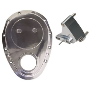 TRANS-DAPT PERFORMANCE PRODUCTS ALUMINUM TIMING CHAIN COVER WITH TIMING TAB- CHEVY 4.3L V6 OR SB V8 (NOT FOR LT1)